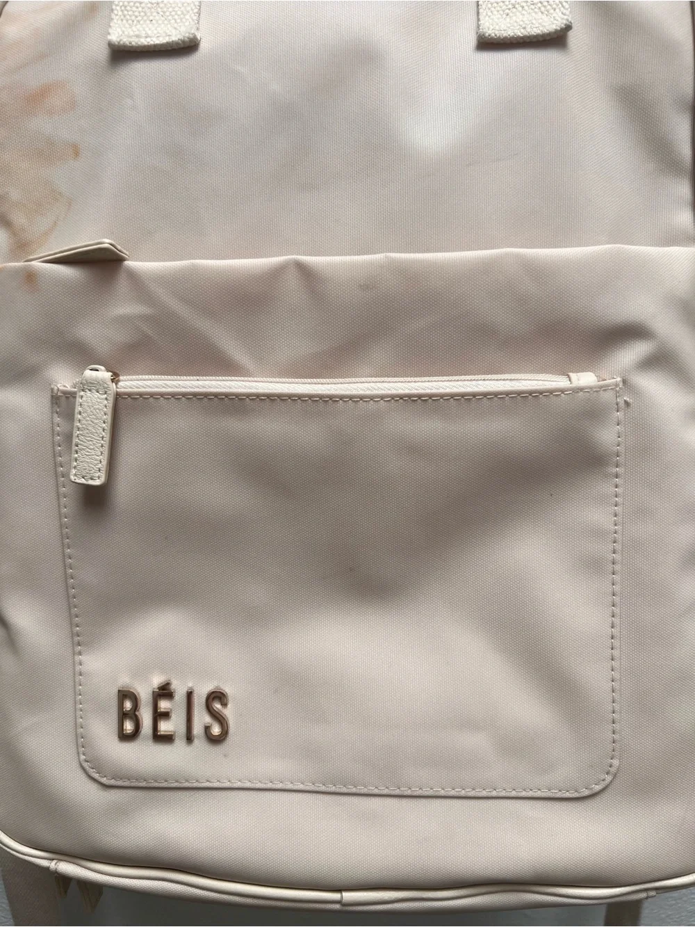Beis The Expandable Backpack  in Beige